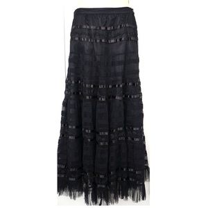 Melanie lyne Black maxi skirt long dress S